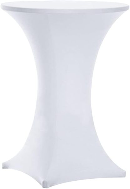 White spandex linen