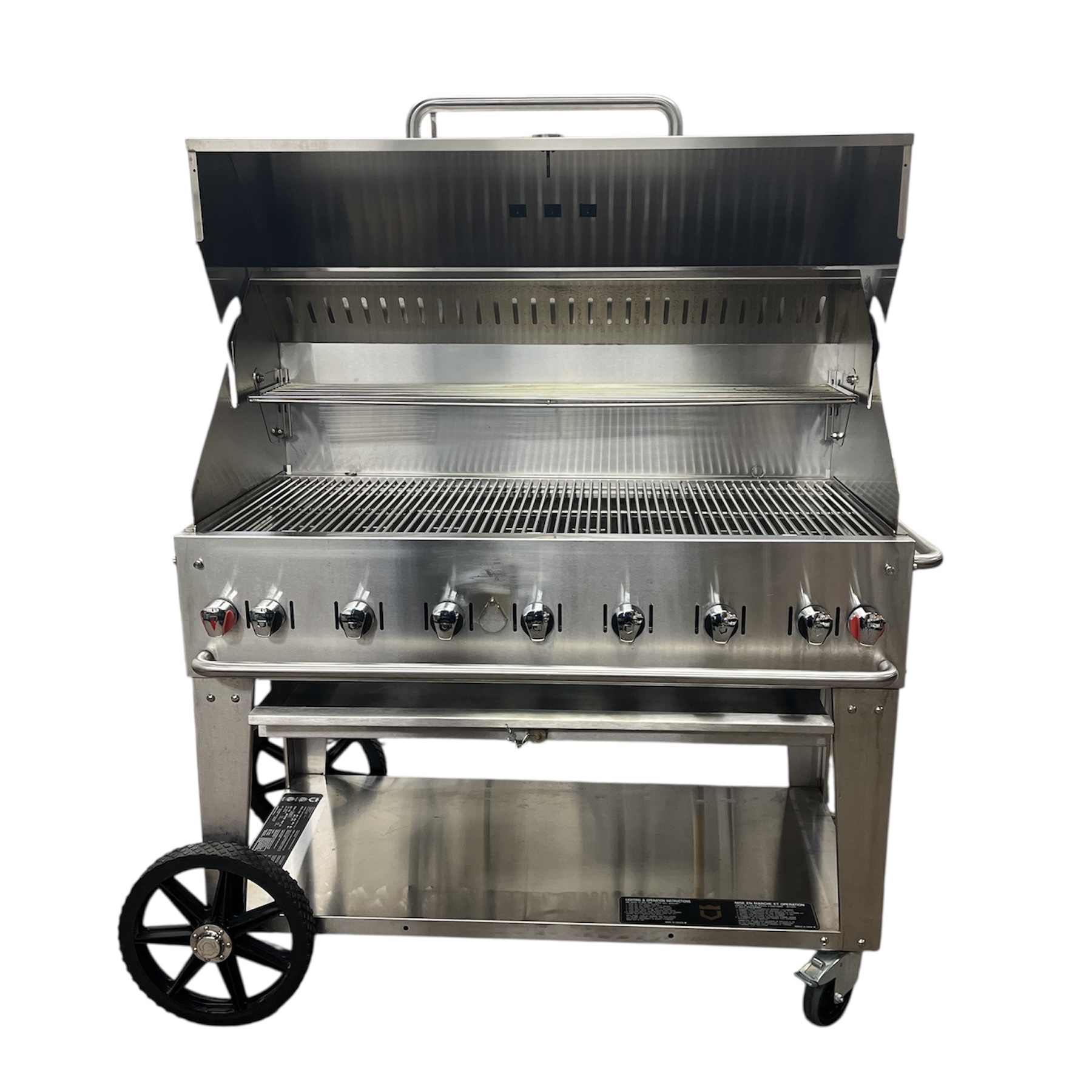 Grill, Propane, 4', Radiant Heat with hood open Grill, Propane, 4', Radiant Heat with hood open
